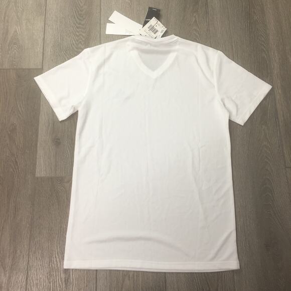 NWT Adidas Climalite Designed To Move Sport Tee Shirt Crewneck White Small - Picture 6 of 8